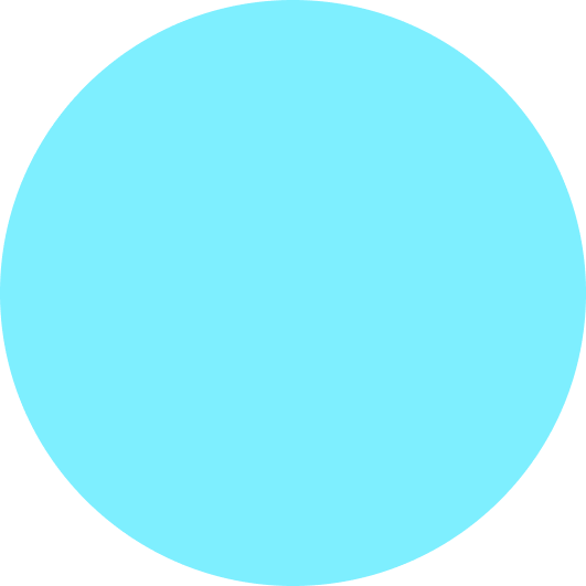 Circle shape blue